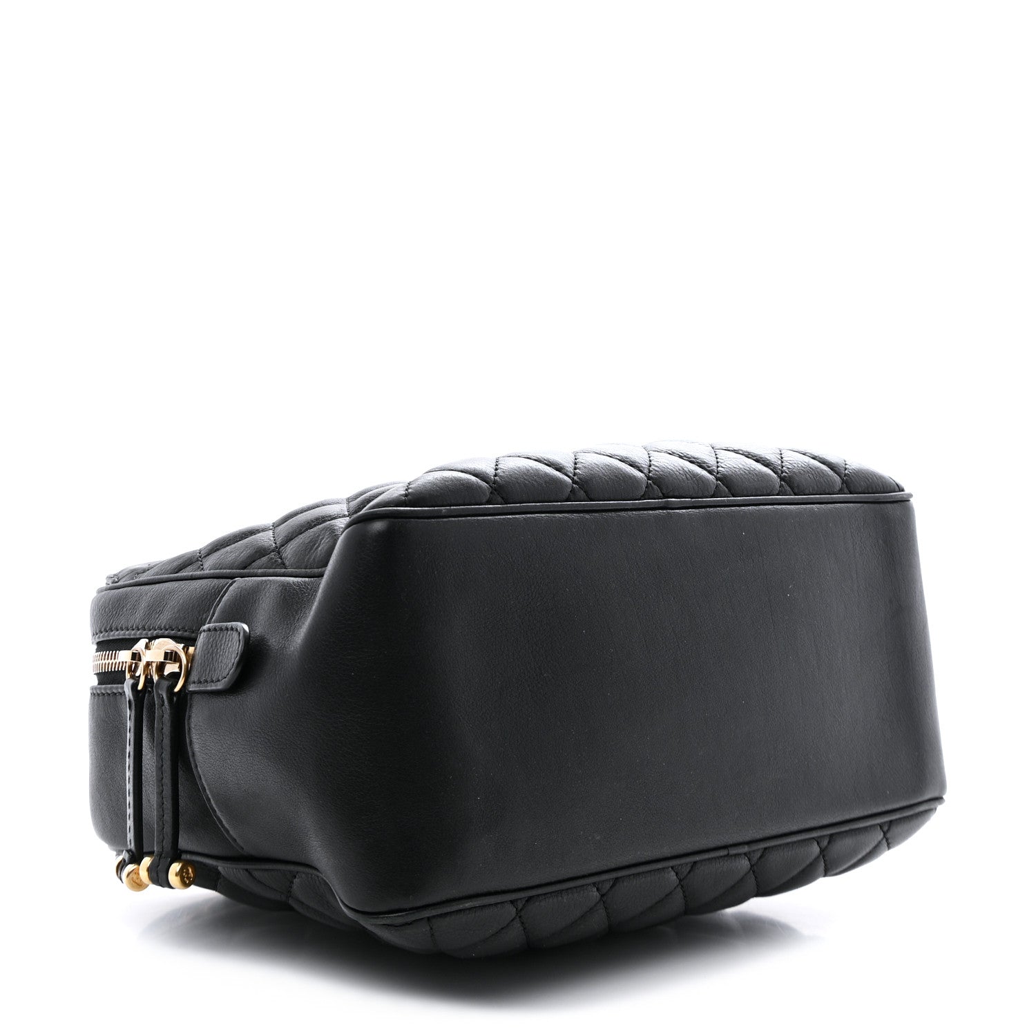 Chanel Calfskin Quilted CC Medium Vanity Case Black 5 of 23