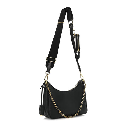 Prada Saffiano Lux Re-Edition 2005 Shoulder Bag Black 3 of 15