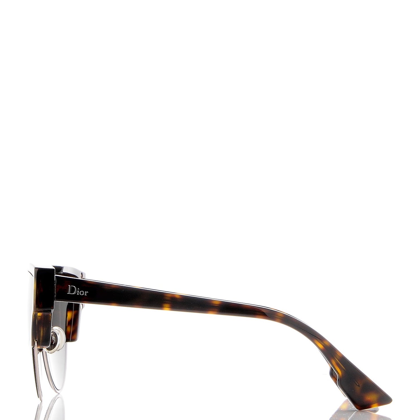 Acetate WildlyDior Sunglasses Dark Red Tortoise