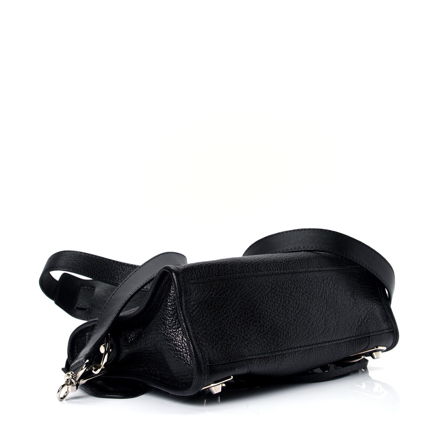 Balenciaga Chevre Silver Metallic Edge Hardware Mini City Black 3 of 4