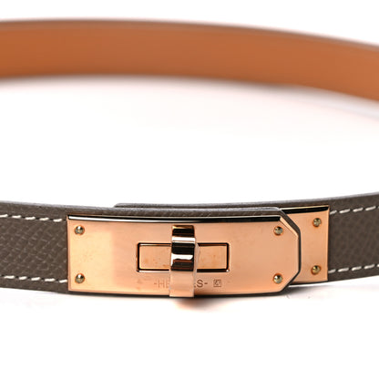 Hermes Epsom Kelly Belt Etoupe 6 of 7