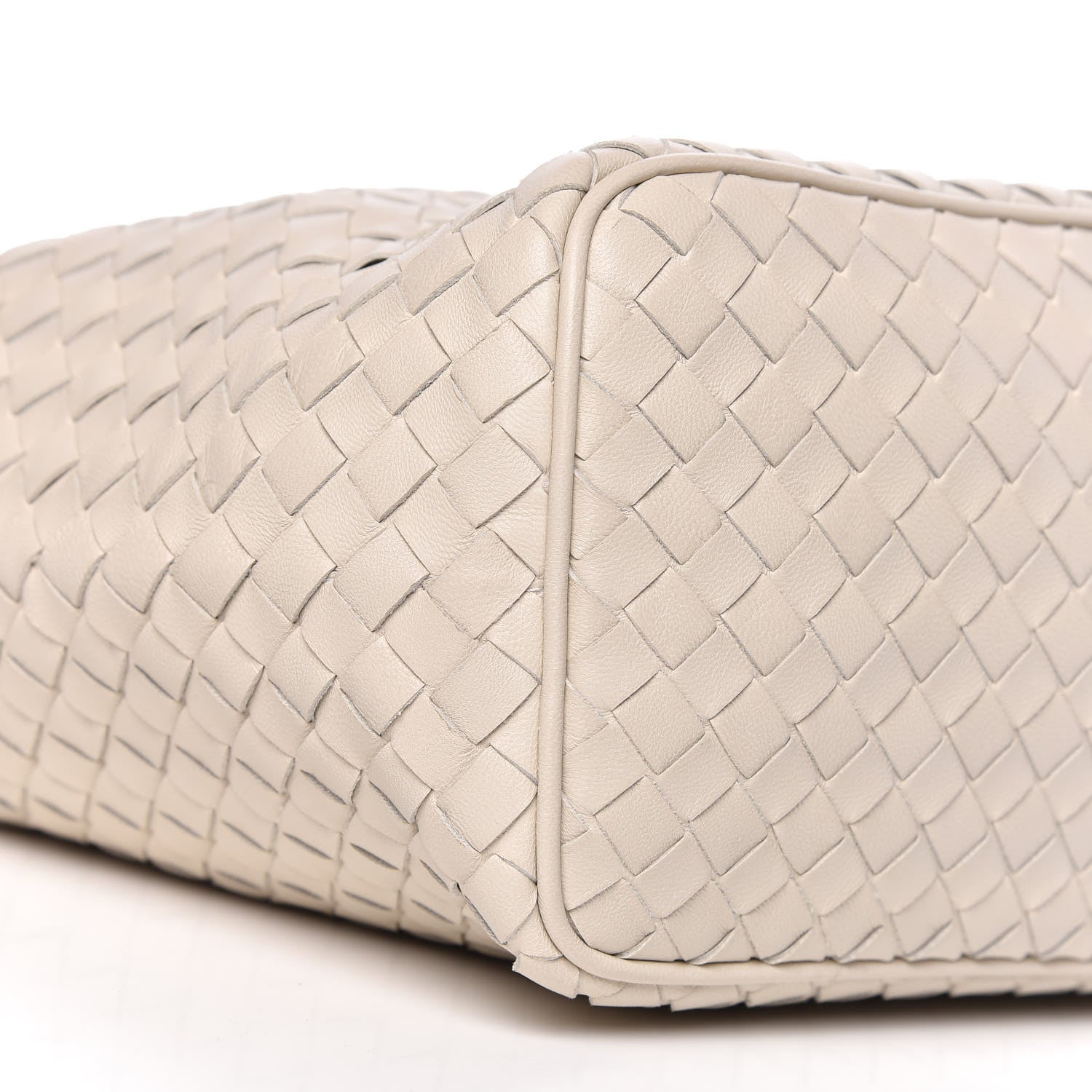Bottega Veneta Nappa Intrecciato Small Shoulder Bag White 9 of 11