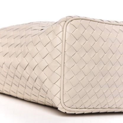 Bottega Veneta Nappa Intrecciato Small Shoulder Bag White 9 of 11
