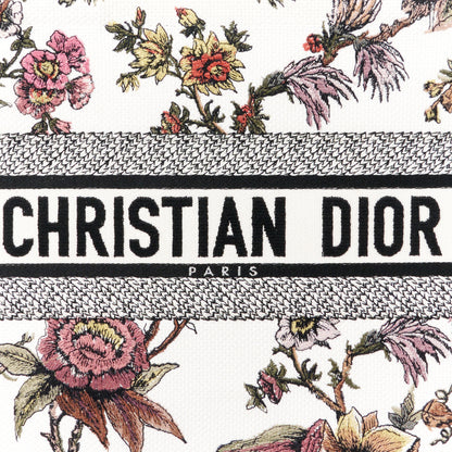 Christian Dior Canvas Jardin Botanique Embroidered Medium Book Tote Multicolor 8 of 10