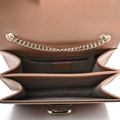 Gucci Dollar Calfskin Small Interlocking G Shoulder Bag Camelia 5 of 9