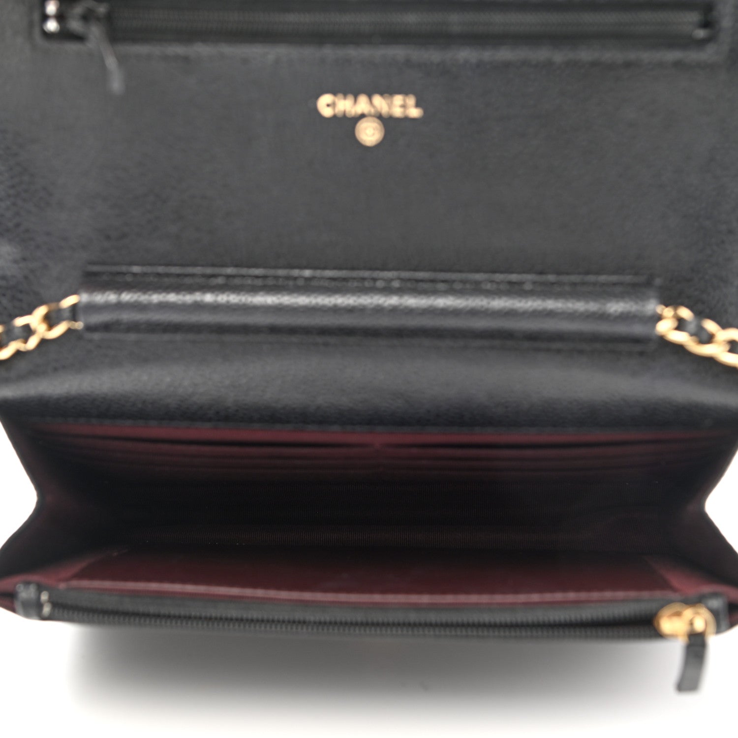 Chanel Caviar Quilted Wallet On Chain WOC Black 6 of 13