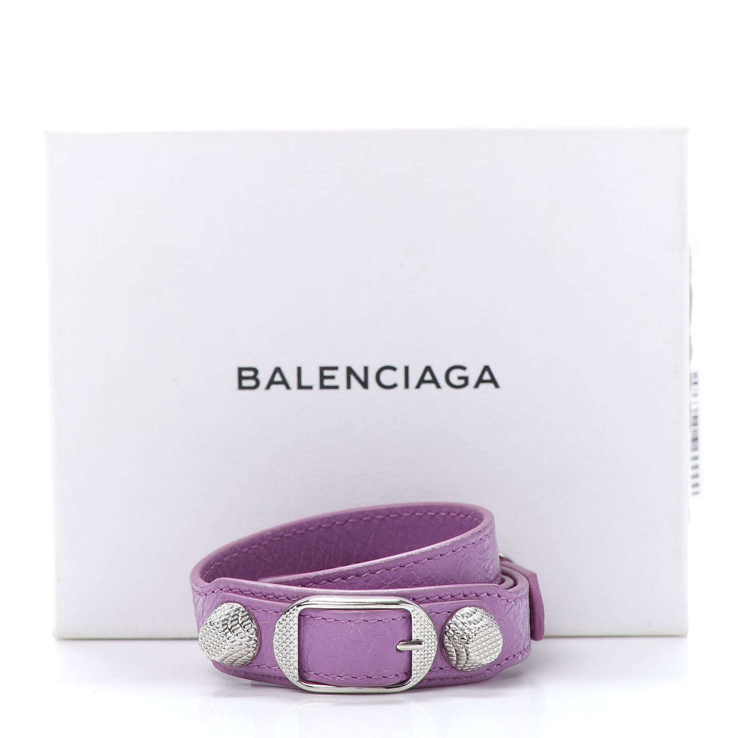 Agneau Giant 12 Silver Hardware Triple Tour Bracelet S Rose Berlingot
