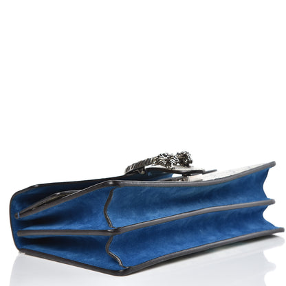 Gucci GG Supreme Monogram Blooms Small Dionysus Shoulder Bag Beige Navy Vintage Blue 4 of 13