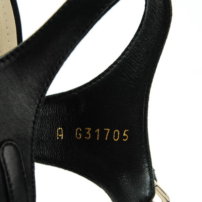 Chanel Lambskin Quilted Reissue Chain Sandals 41 Black 8 of 8