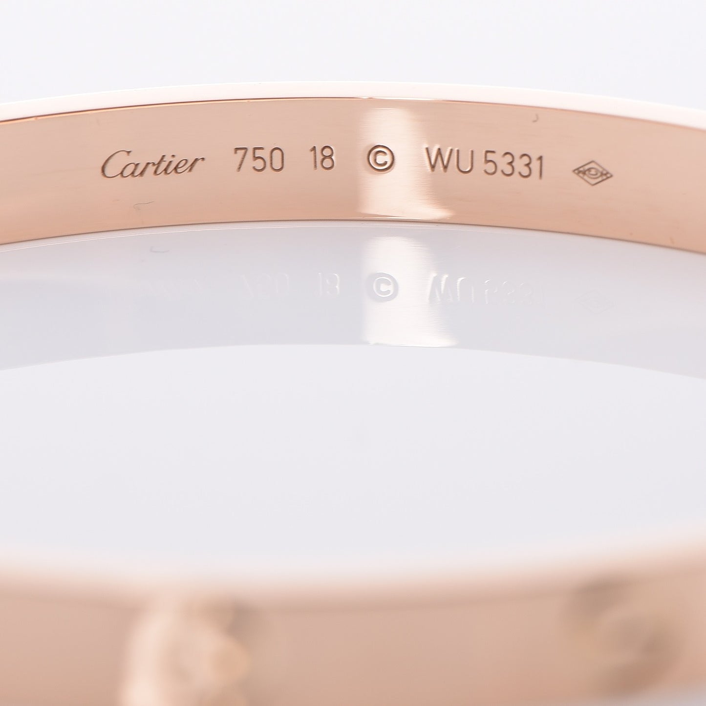 18K Pink Gold LOVE Bracelet 18