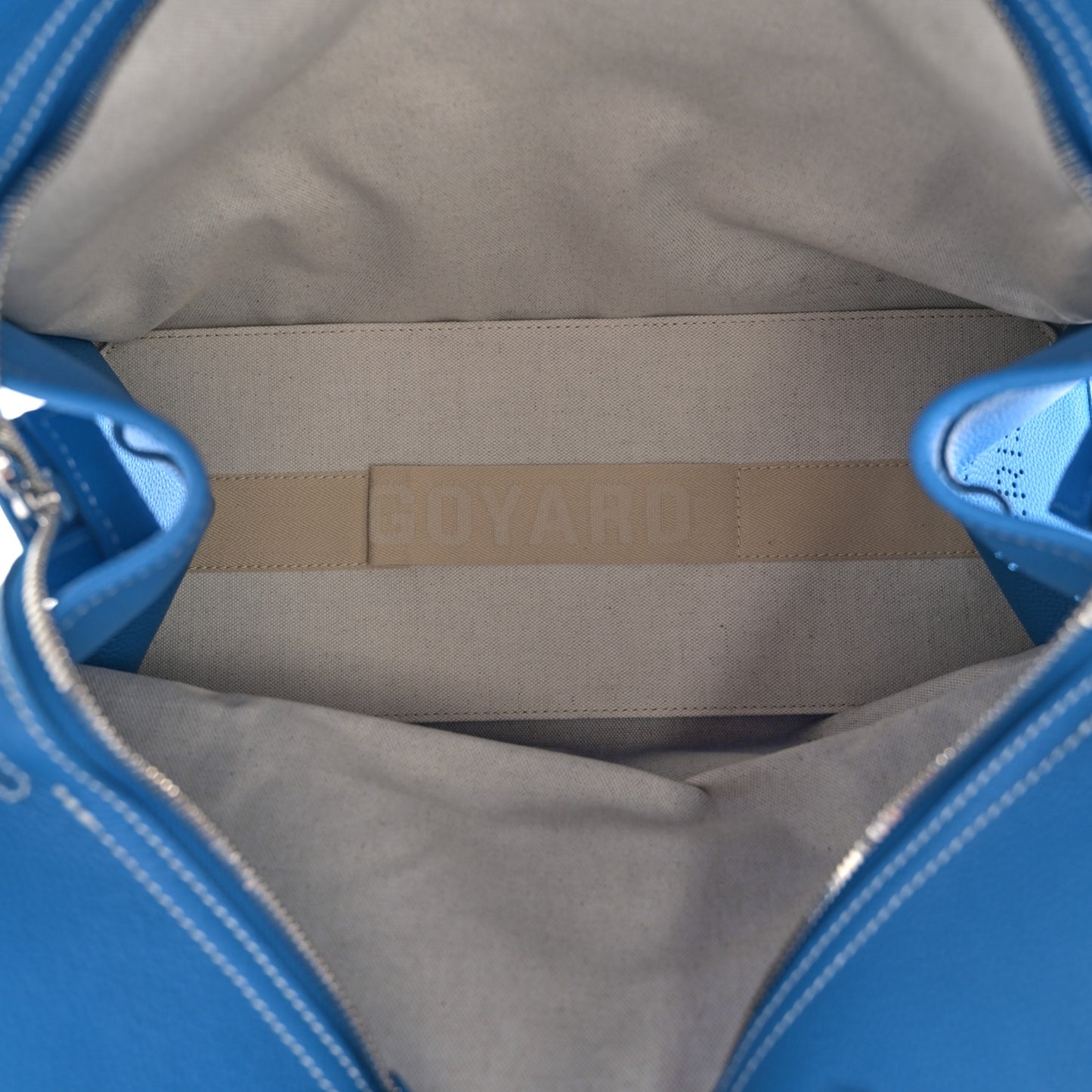 Goyardine Sac Hardy Pet Carrier PM Sky Blue