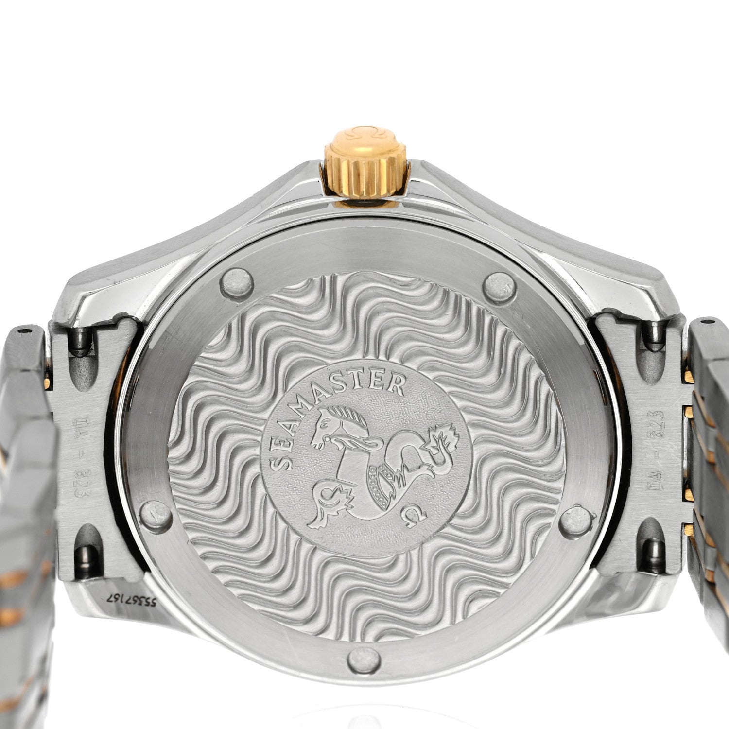 Omega Stainless Steel 18K Yellow Gold 36mm Seamaster 120M Quartz