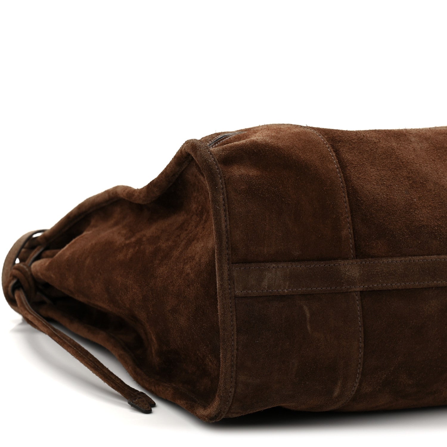 Prada Suede Bonnie Tote Cocoa Brown 8 of 9