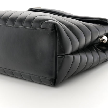 Saint Laurent Calfskin Y Quilted Monogram Medium Loulou Chain Satchel Black 11 of 11