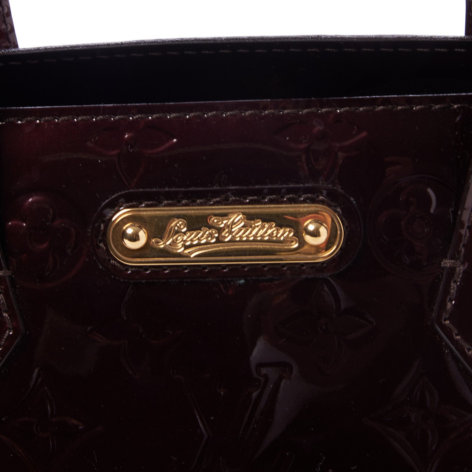 Louis Vuitton Vernis Wilshire PM Amarante 6 of 8