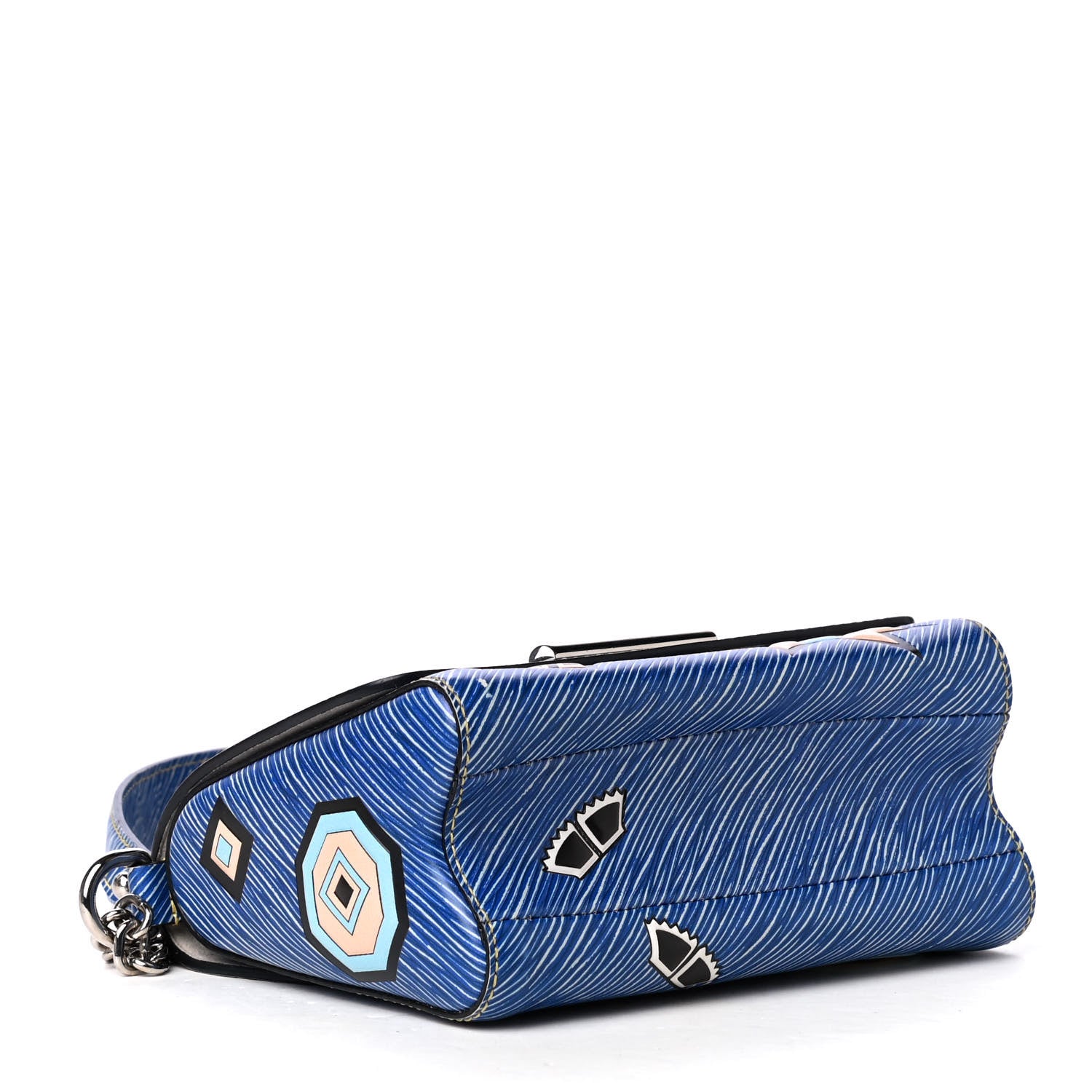 Louis Vuitton Epi Azteque Twist Shoulder Bag PM Denim Light 4 of 5