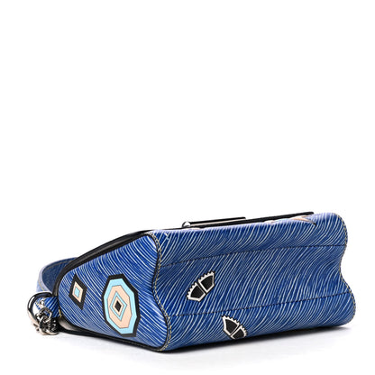 Louis Vuitton Epi Azteque Twist Shoulder Bag PM Denim Light 4 of 5