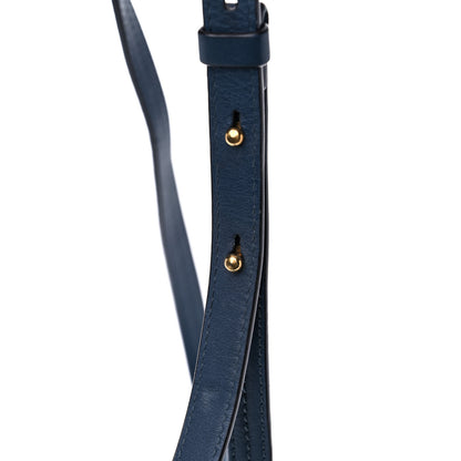 Chloe Goatskin Small Faye Shoulder Bag Denim Blue 20 of 20