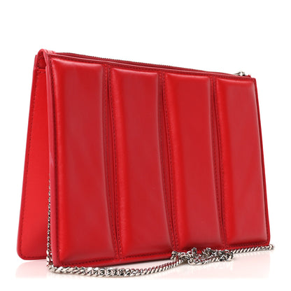 Alexander McQueen Calfskin Slash Pouch Welsh Red 3 of 9