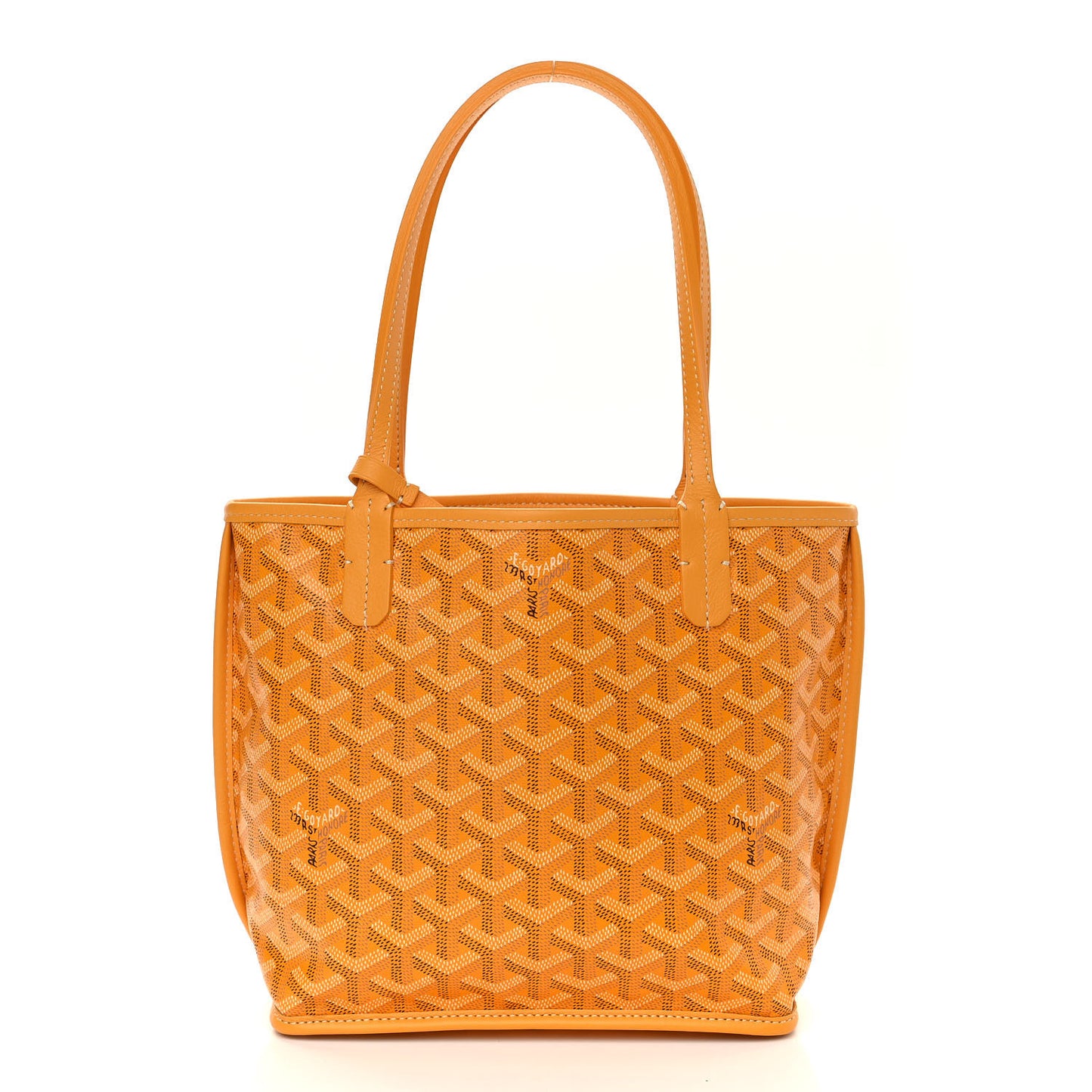 Goyardine Reversible Mini Anjou Yellow