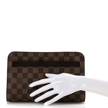 Louis Vuitton Damier Ebene Pochette Saint Louis Clutch 2 of 7