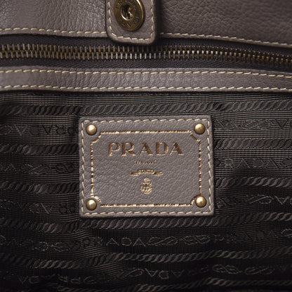 Prada Cervo Deerskin Shoulder Bag Argilla 6 of 13