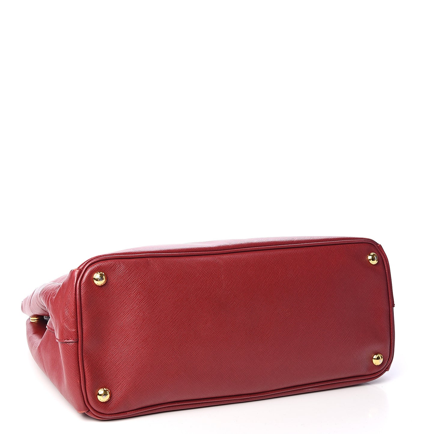 Saffiano Large Galleria Double Zip Tote Fuoco
