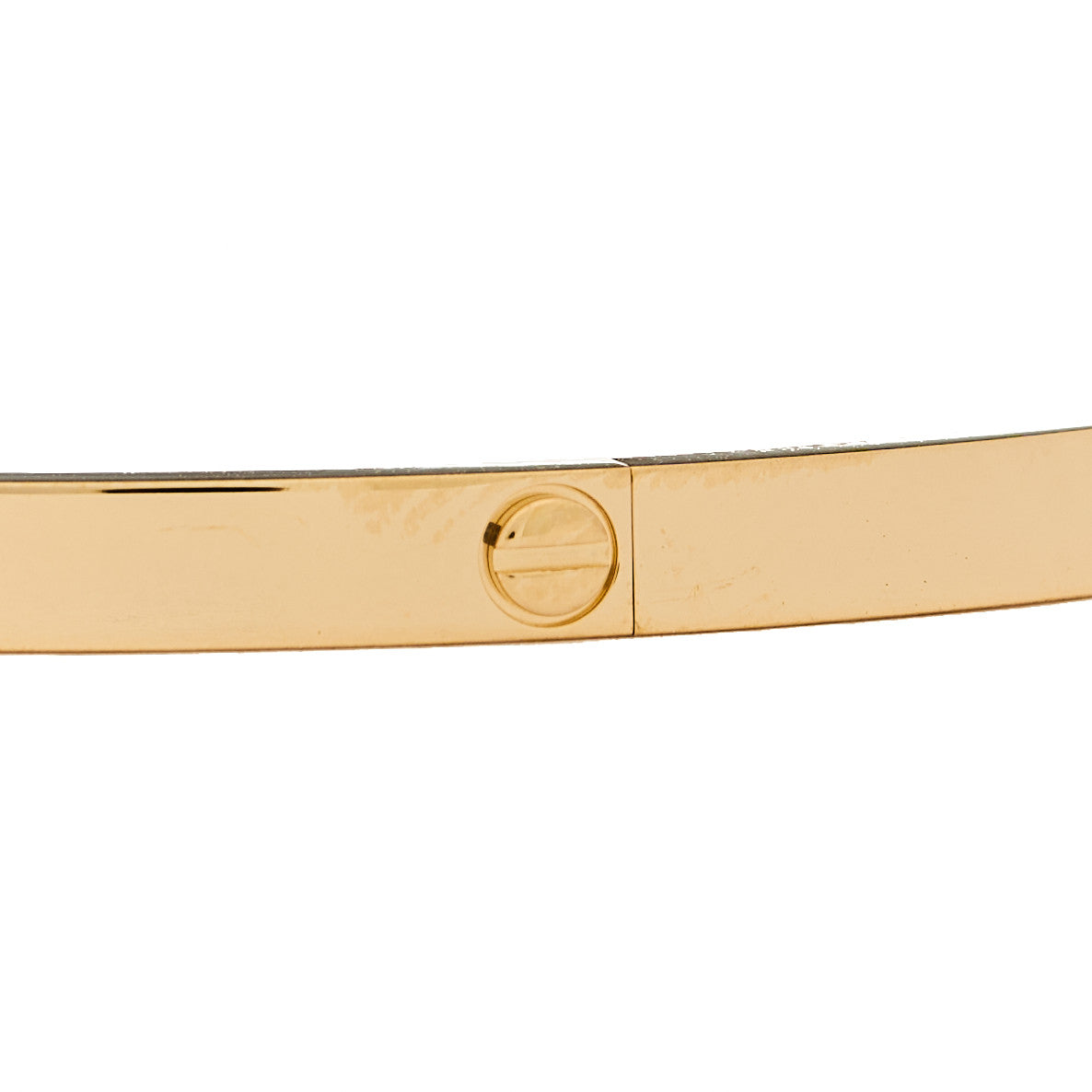 18K Yellow Gold Small LOVE Bracelet 20