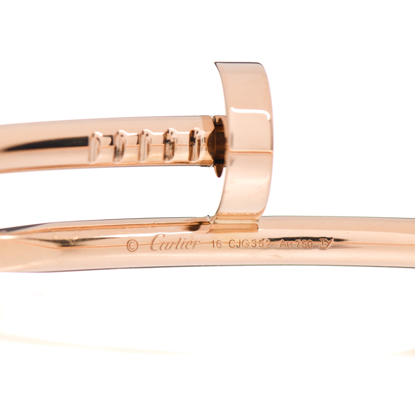 18K Pink Gold Juste Un Clou Bracelet 16