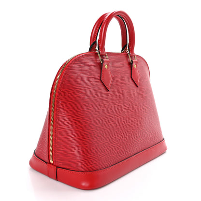 Louis Vuitton Epi Alma PM Castillan Red 3 of 10