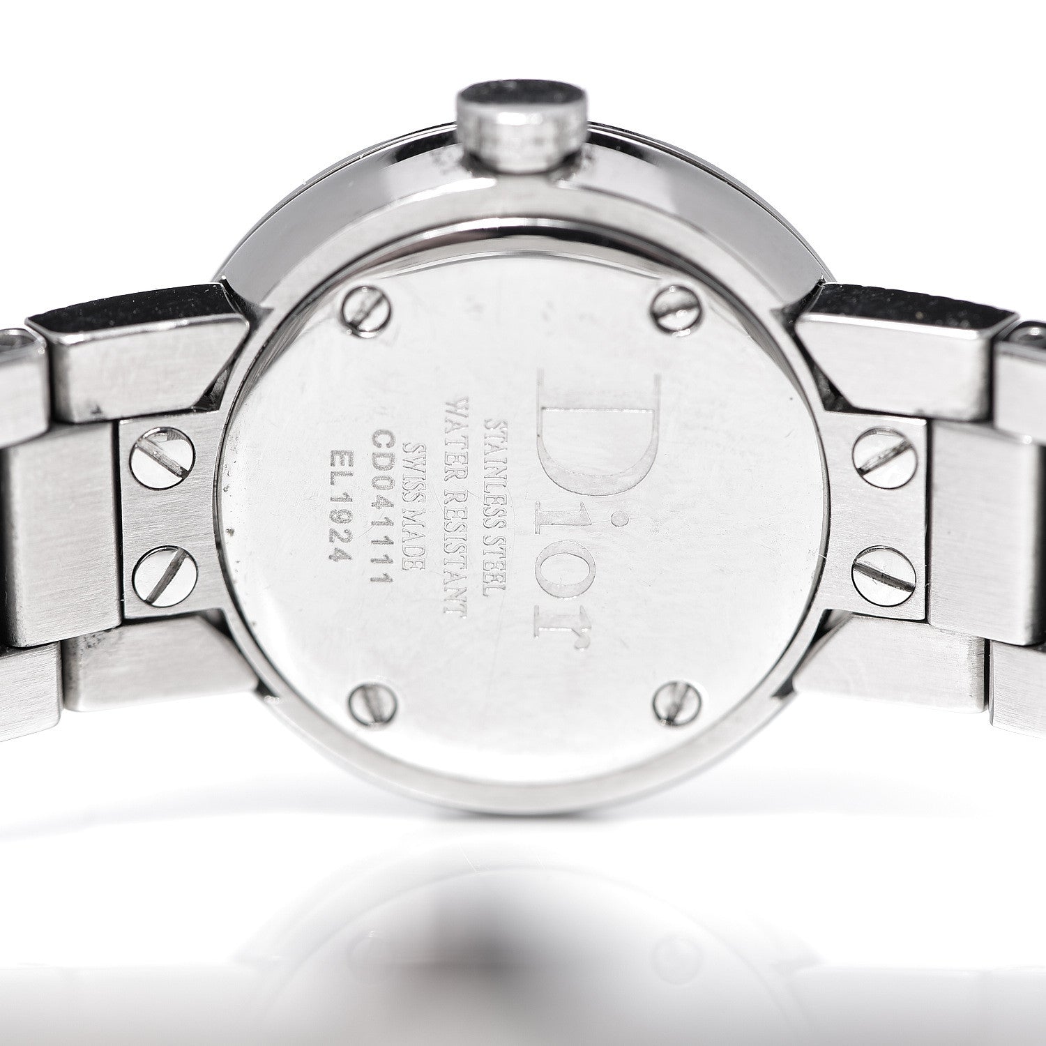 Christian Dior Stainless Steel Diamond Bezel 23mm La D De Dior Quartz Watch 4 of 5