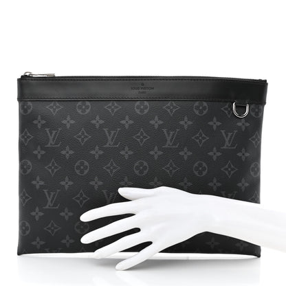Louis Vuitton Monogram Eclipse Discovery Pochette GM 2 of 10