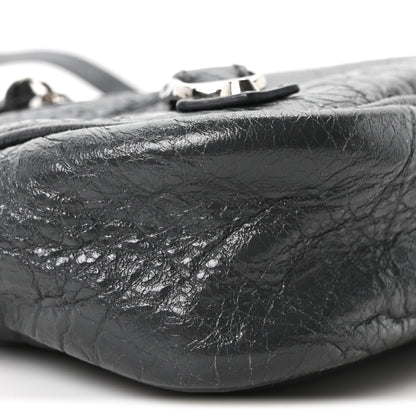 Balenciaga Agneau Classic Silver Hardware Hip Anthracite 10 of 11