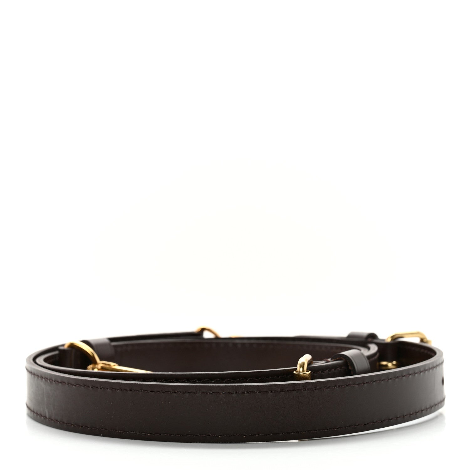 Louis Vuitton Calfskin Adjustable Speedy Bandouliere Shoulder Strap Brown 2 of 6