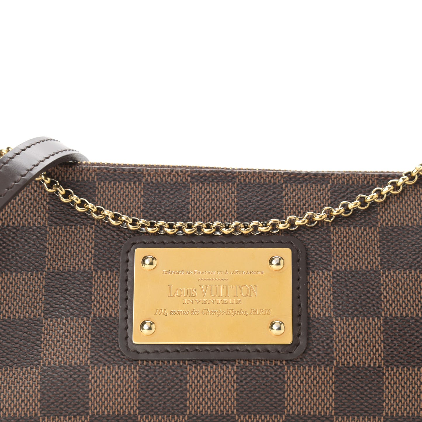 Damier Ebene Eva Clutch