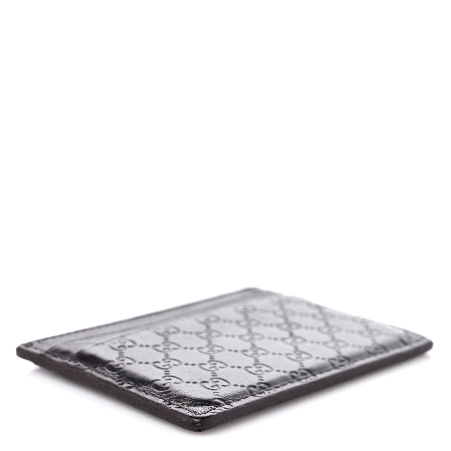 Gucci Microguccissima Card Holder Dark Brown 3 of 14