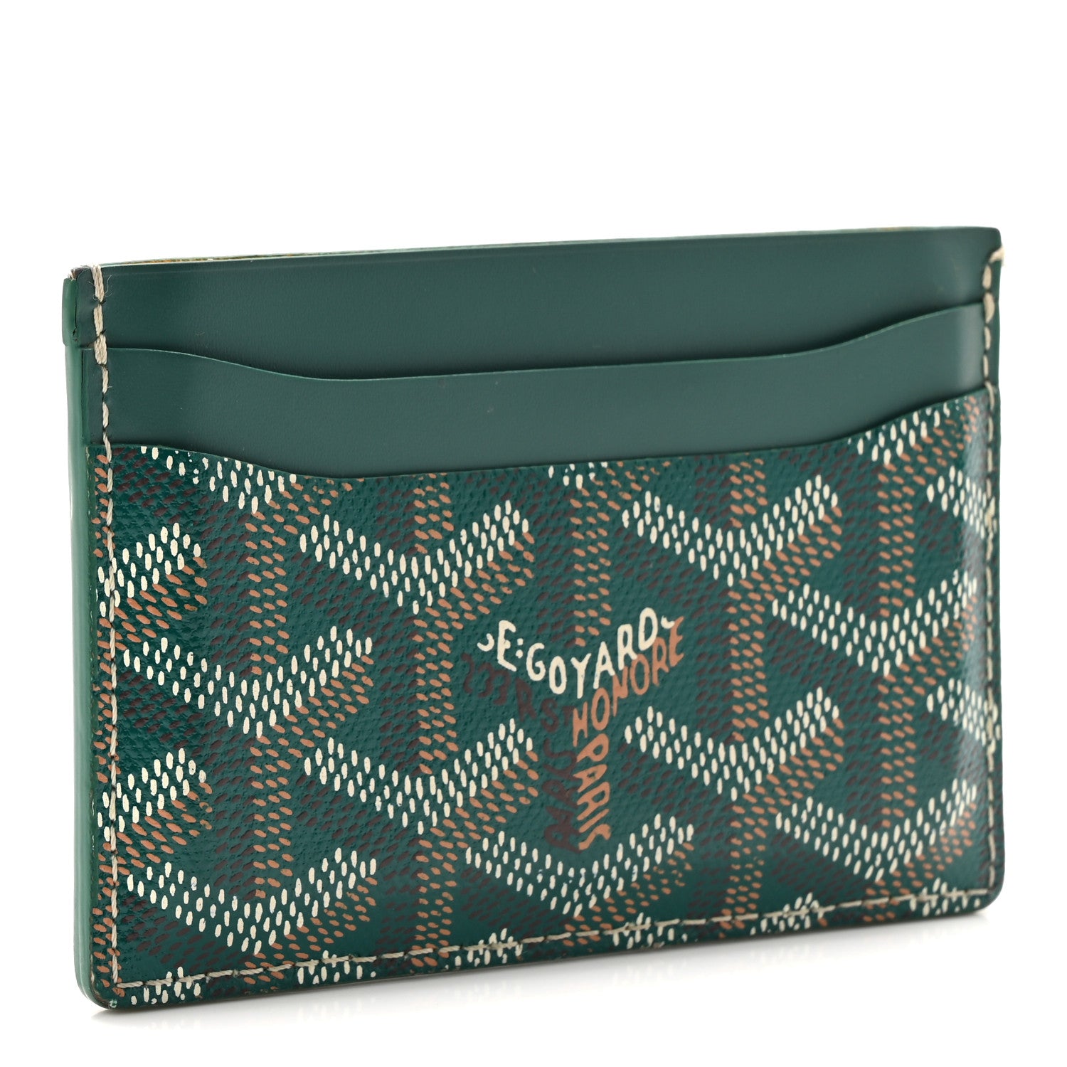 Goyard Goyardine Saint Sulpice Card Holder Green 1850587