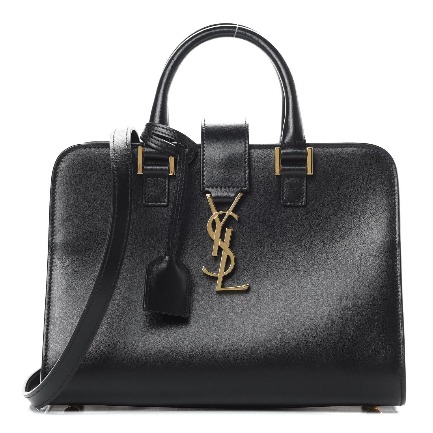 Saint Laurent Calfskin Monogram Baby Cabas Black 1 of 13