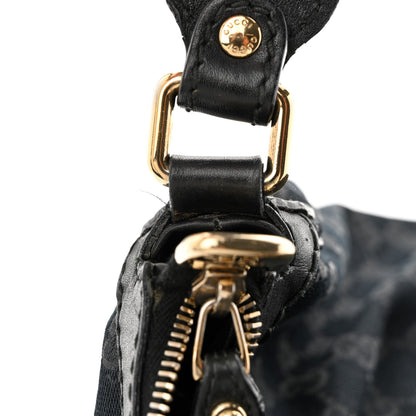 Gucci Monogram Medium Sukey Hobo Black 14 of 16