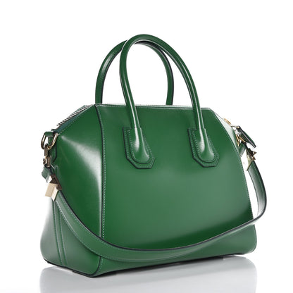 Givenchy Shiny Lord Calfskin Small Antigona Emerald 3 of 7