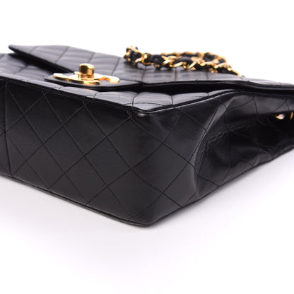 Chanel Lambskin Quilted Jumbo Single Flap Black 8 of 9