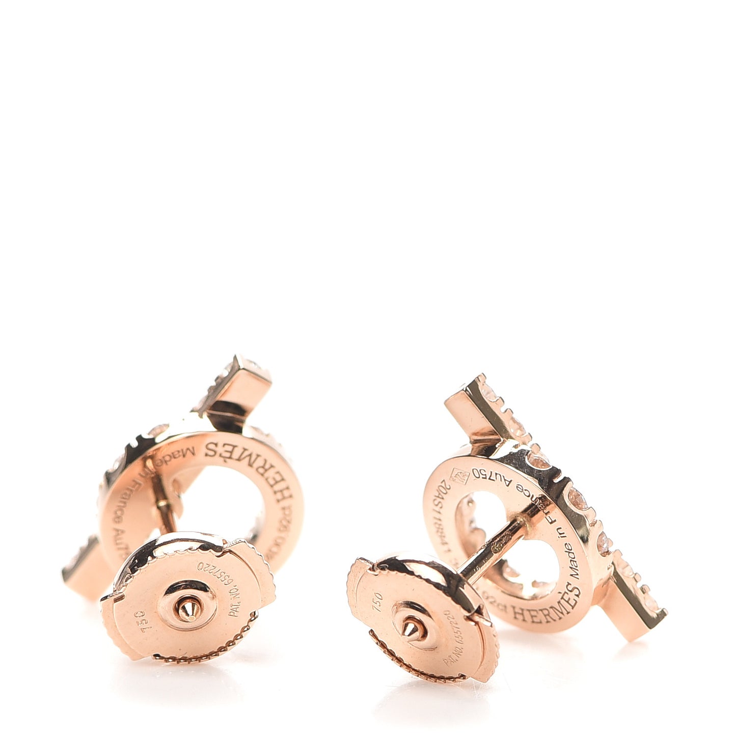 18K Rose Gold Diamond Finesse Earrings