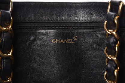Chanel Lambskin CC Tote Black 8 of 24