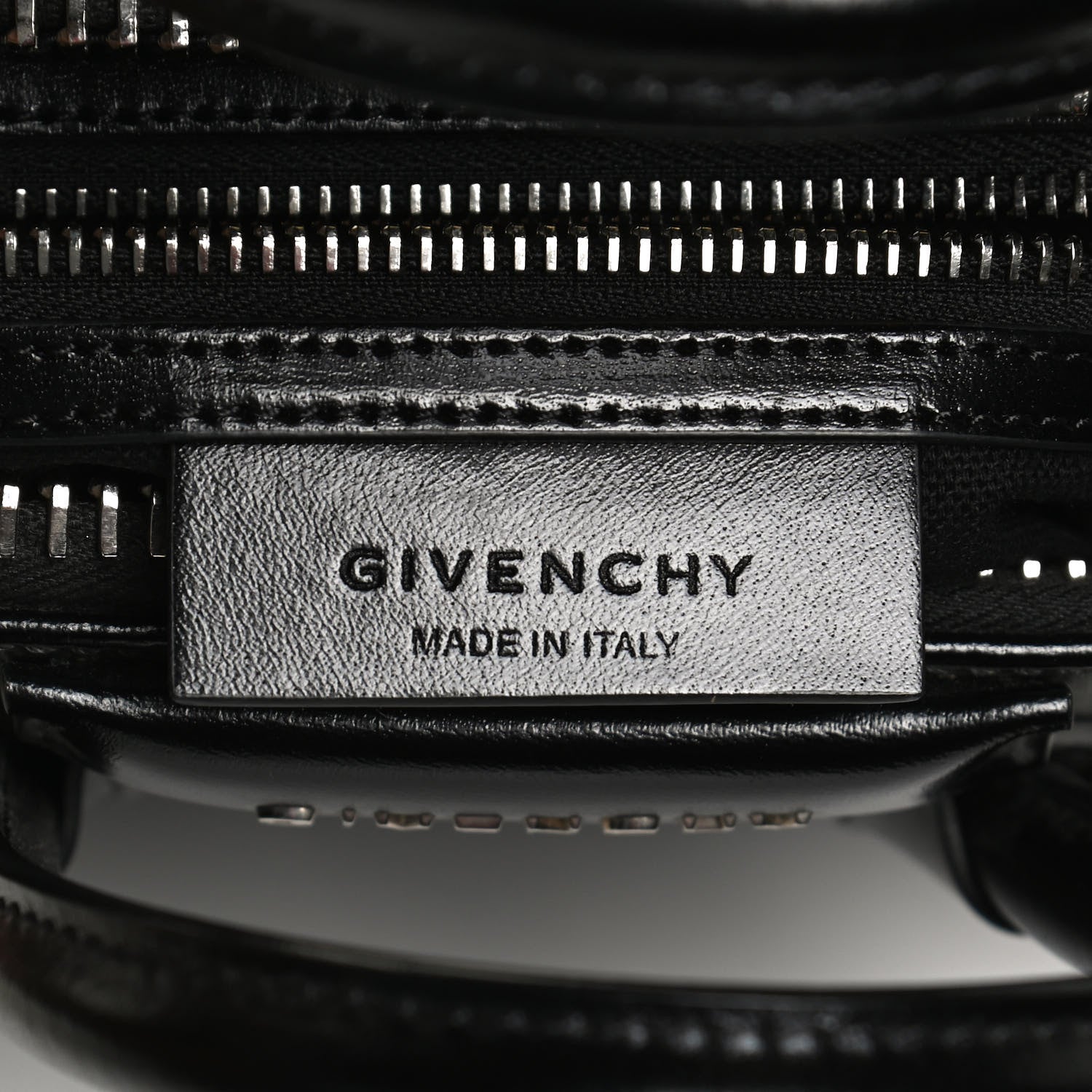 Givenchy Shiny Lord Calfskin Mini Antigona Black 6 of 12