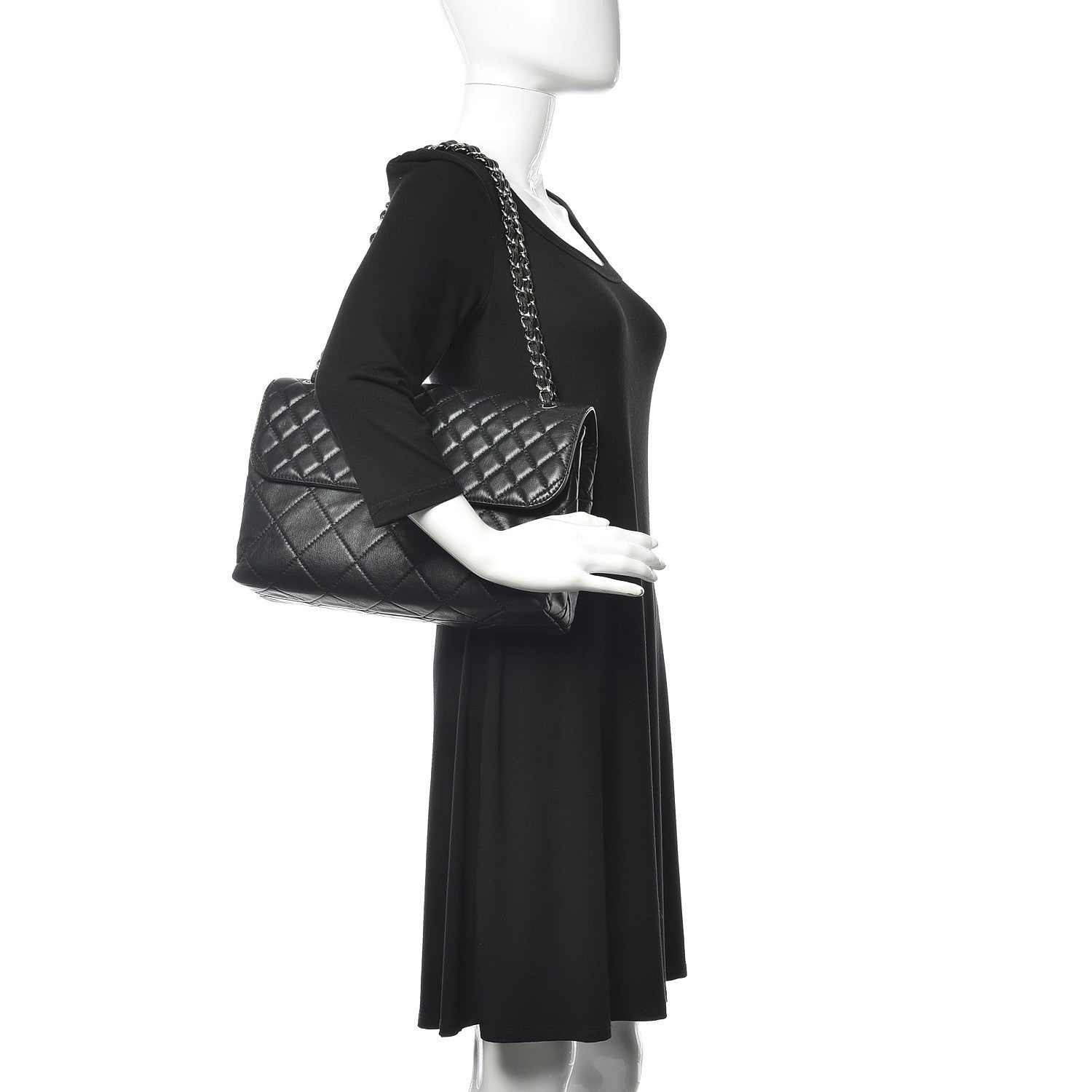 Chanel Calfskin Quilted In The Business Flap Bag Black 2 of 16