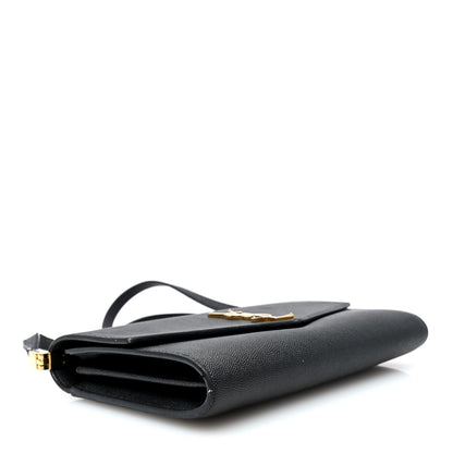 Saint Laurent Grain de Poudre Mini Uptown Crossbody Bag Black 4 of 13