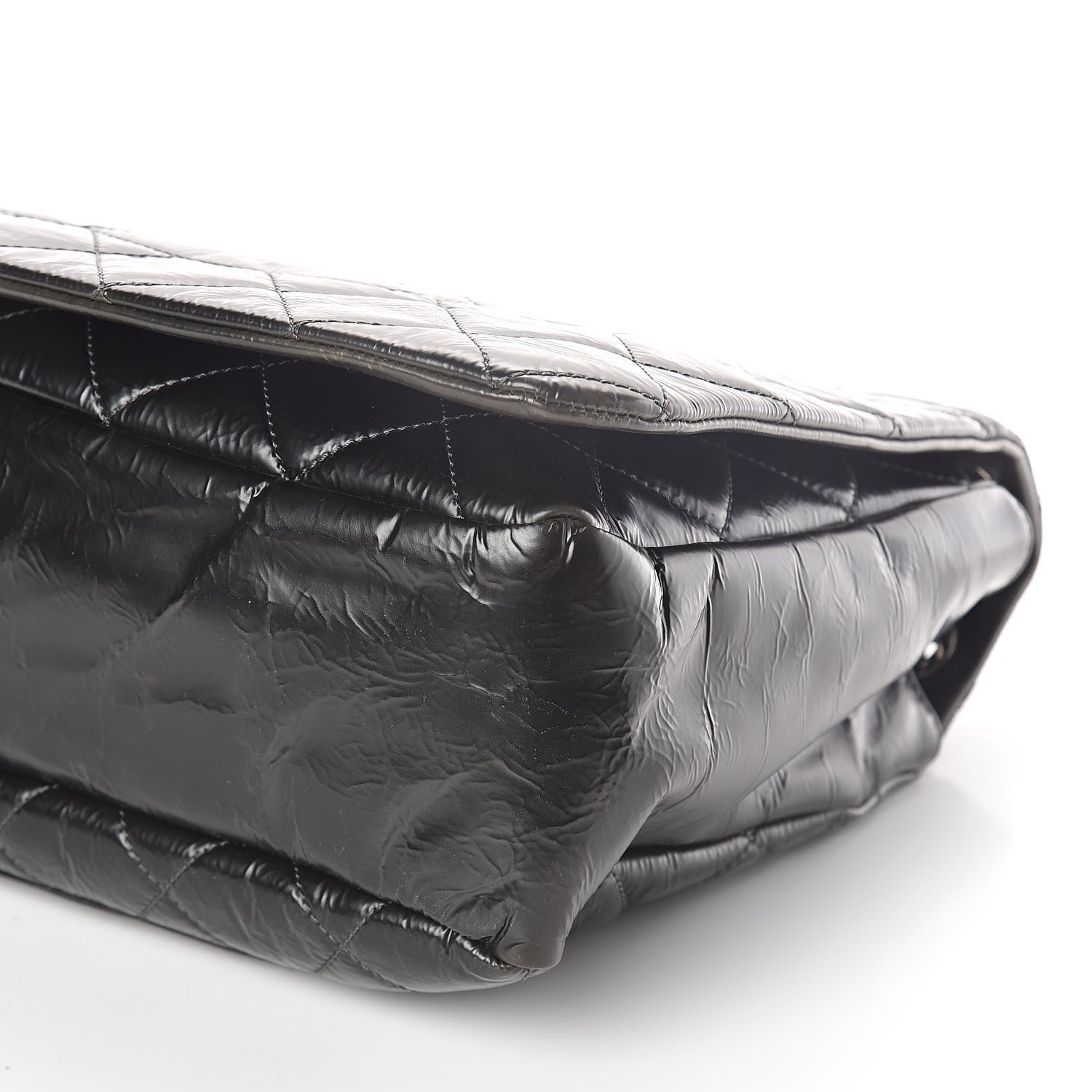 Chanel Glazed Calfskin Quilted CC Messenger Bag Black 10 of 10