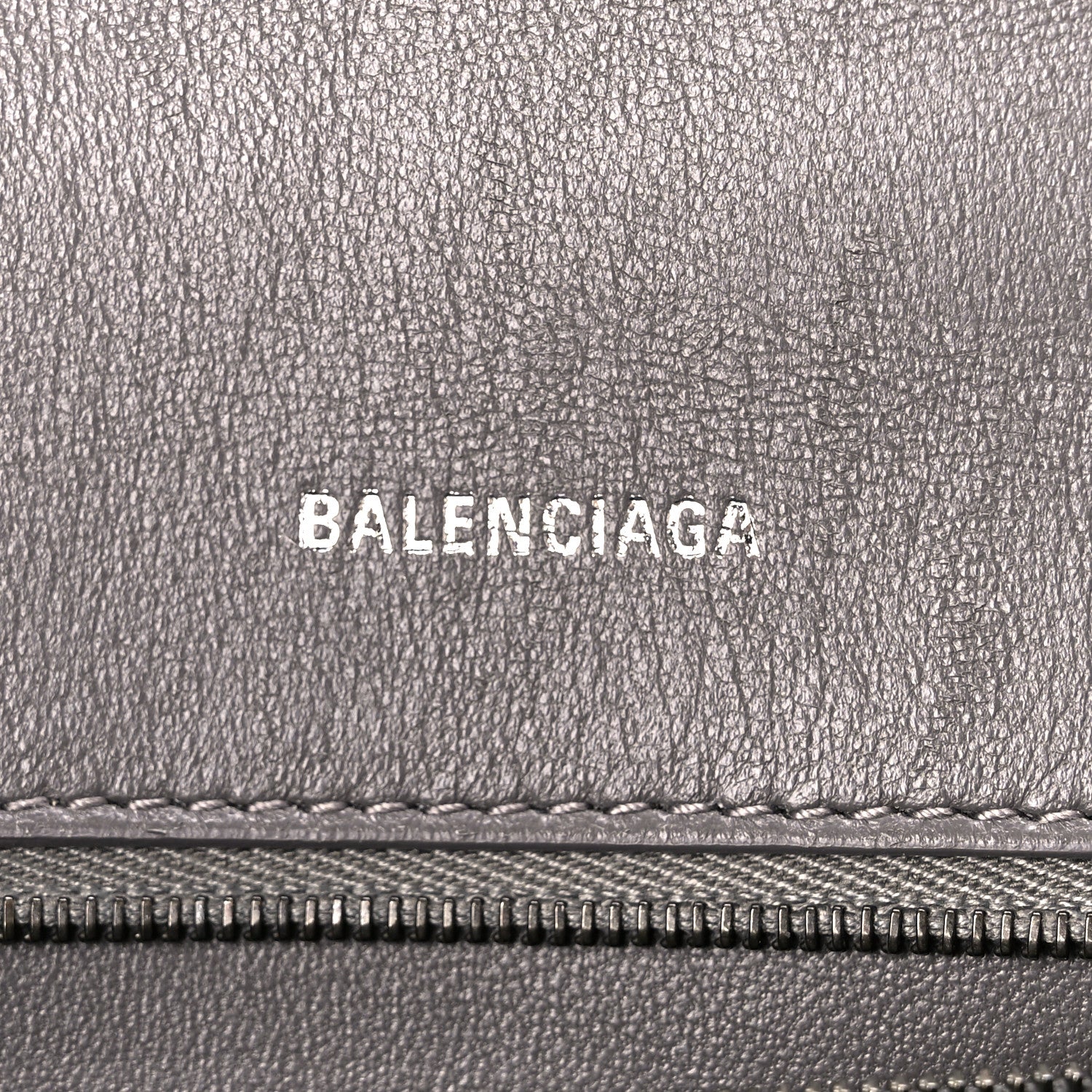 Balenciaga Shiny Calfskin Python Effect Small Hourglass Top Handle Bag Dark Grey Black 6 of 13