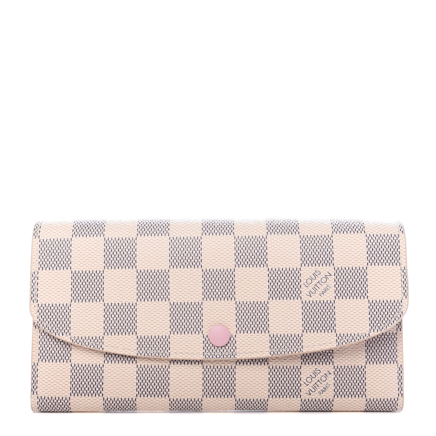 Damier Azur Emilie Wallet Rose Ballerine