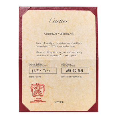 Cartier 18K Yellow Gold 3.5mm LOVE Wedding Band Ring 56 7.5 5 of 6